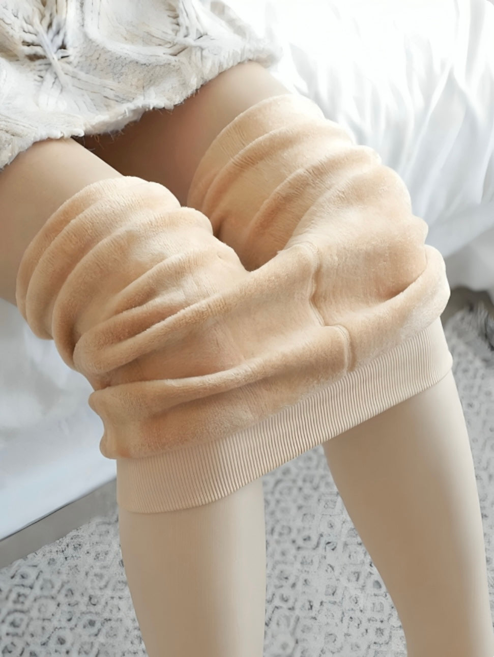 Fleece Beige Legging